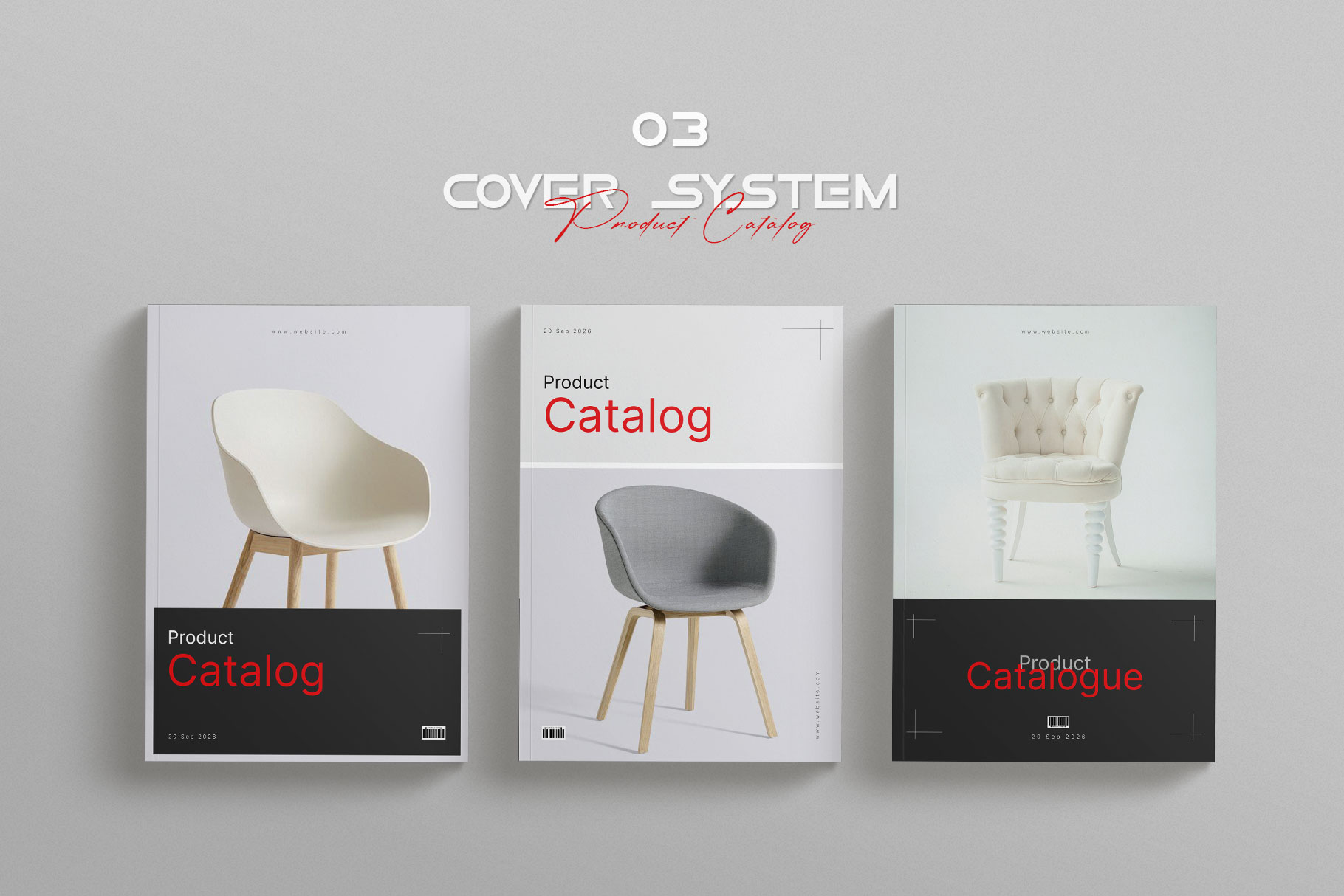 Product Catalog Template a4 brochure catalog furniture graphic design home interior minimal product