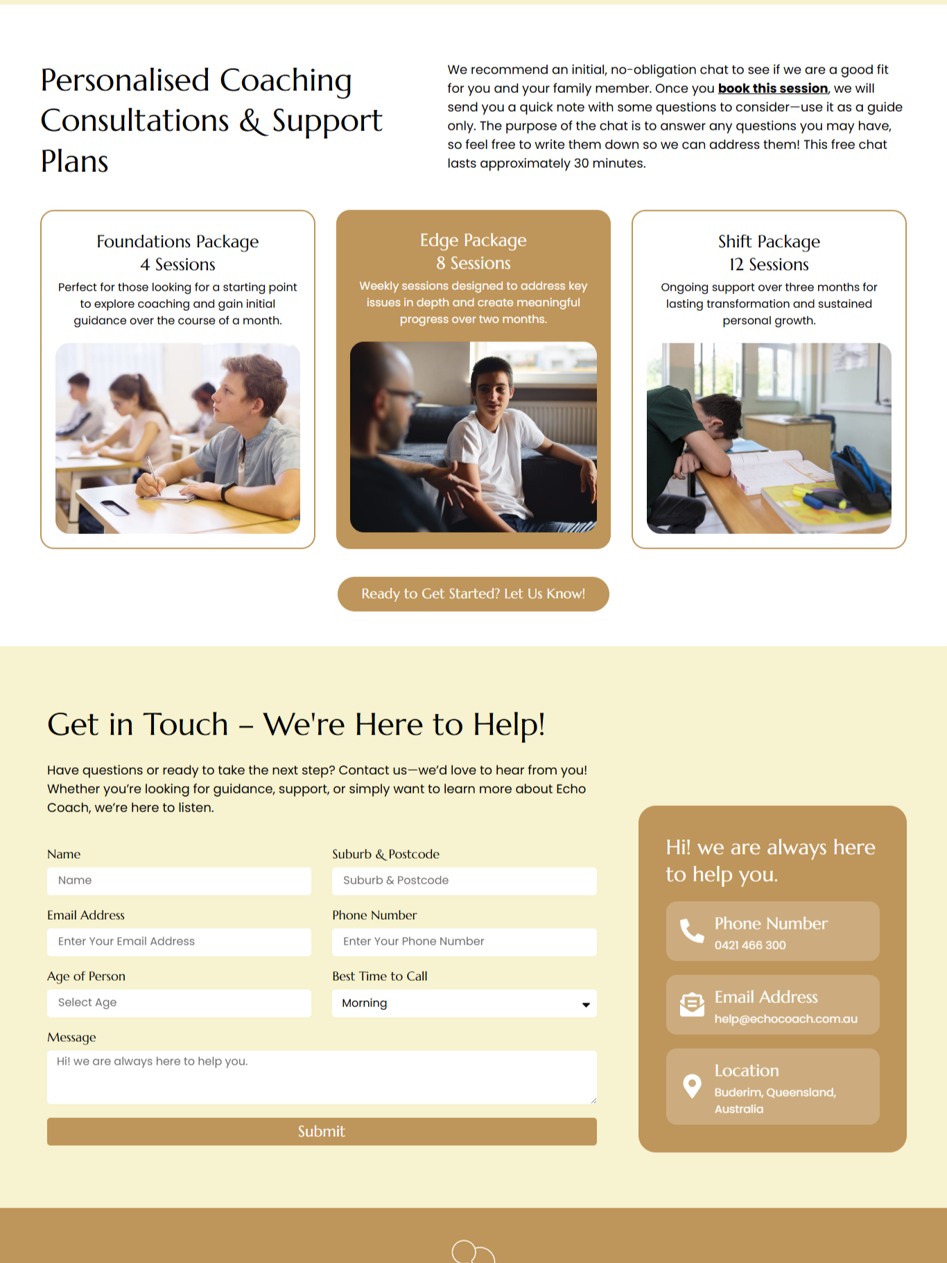 Empathy-Driven Coaching Web Design branding design graphic design illustration landingpage logo webdesign webxpart