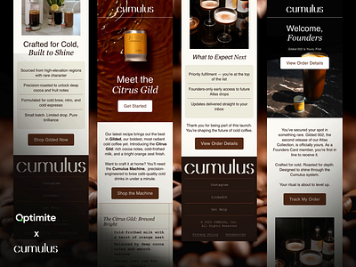 Seasonal Treats, Freshly Served | Email Campaign email camapaigns email designs email marketing email templates emailers figma figma designs figma emails food beverages klaviyo klaviyo email marketing ui ui designs