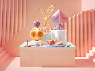 3D Composition 3d 3dart 3ddesign 3dillustration 3dmodeling art c4d cinema4d design icon illustration redshift render ui