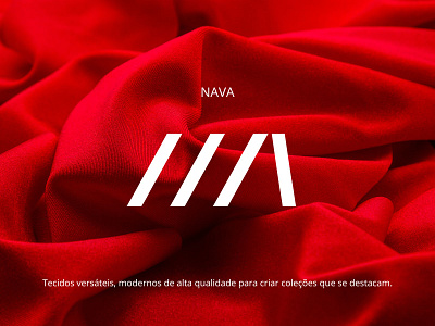 Nava Tecidos graphic design logo ui