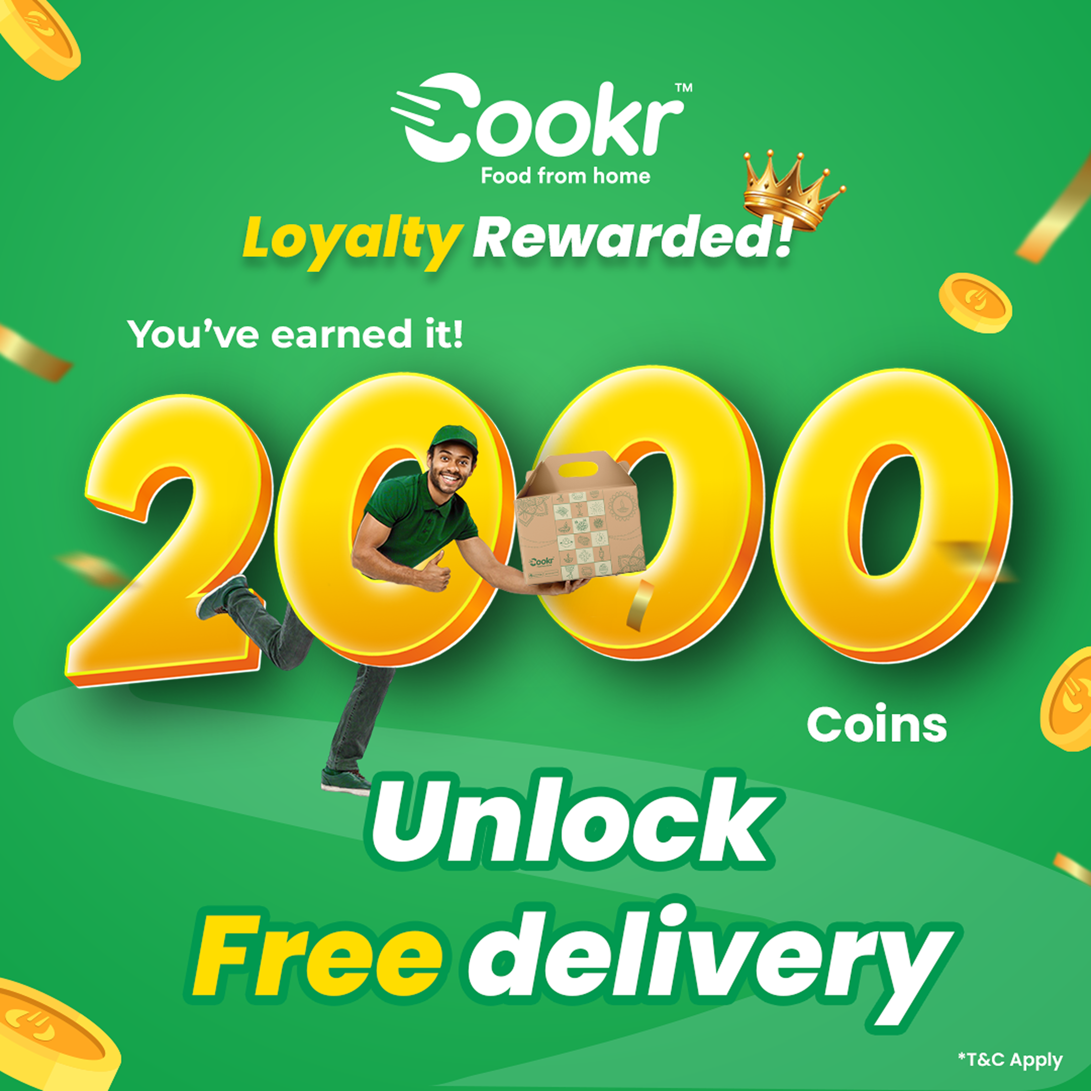 Loyalty Reward Program - Cookr branding graphic design