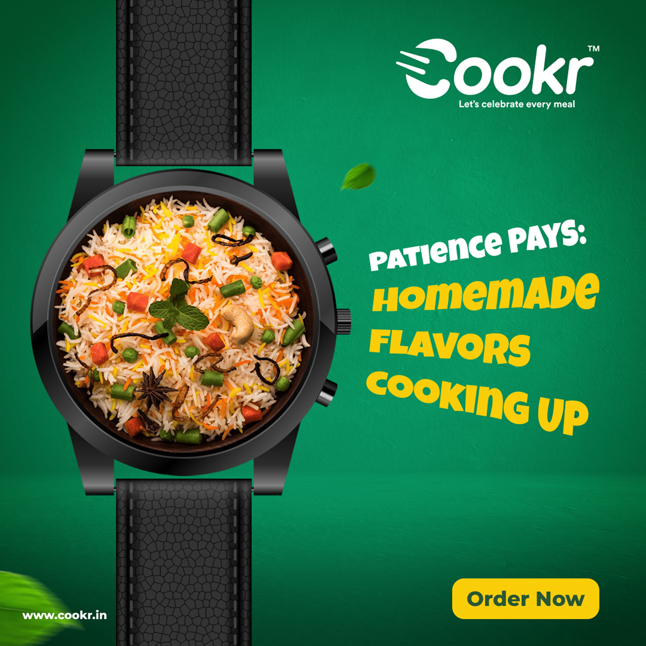 Speed vs Health - Cookr branding graphic design