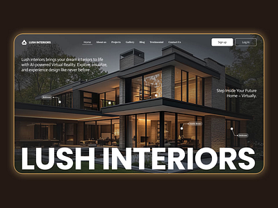 Interior Design Website architecture