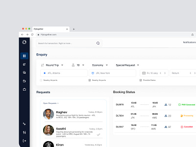 FlyTogether — Seamless Group Travel Web Experience bookingexperience flightbooking flytogether ui uiux uxdesign webdesign