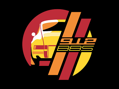 Flared fenders. Finer lines. 912 adobe carillustration cleanillustration flatartwork illustration illustrator muti orange porsche red sillhouette vector white yellow
