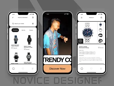 Minimalist E-commerce App - Watch Store