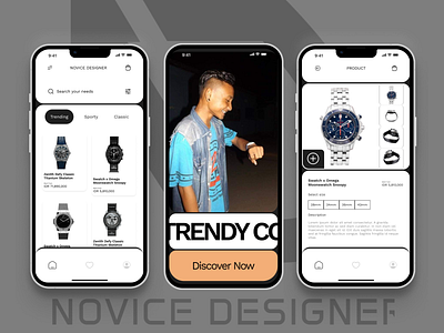 Minimalist E-commerce App - Watch Store