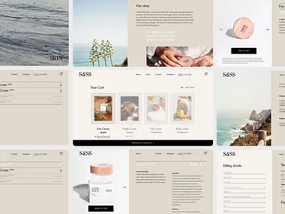 Website for S&SS design digital graphic design grid layout responsive type typography ui web website