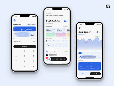 Crypto Exchange & Portfolio App (Light Mode)