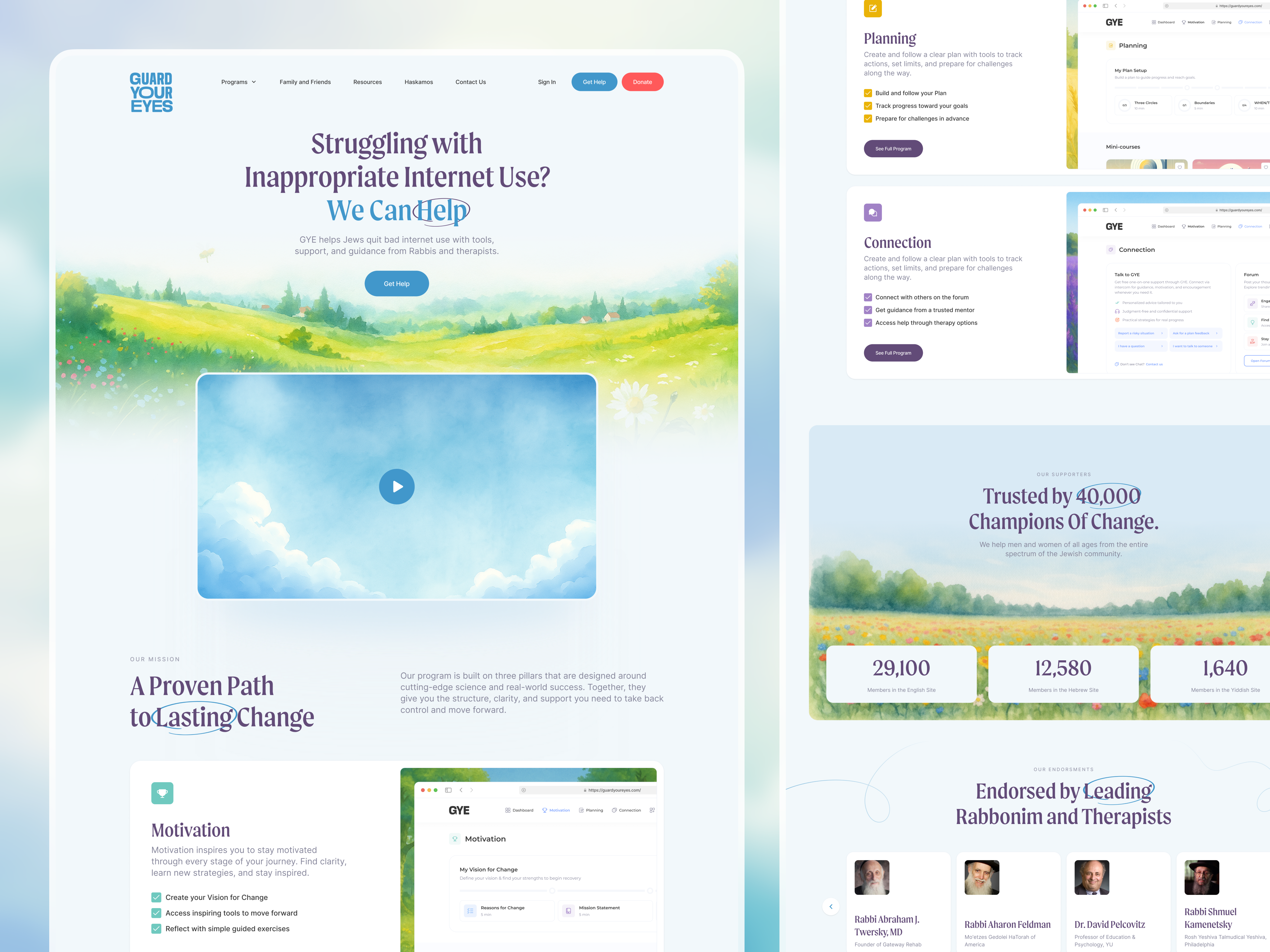 GYE. Website Redesign