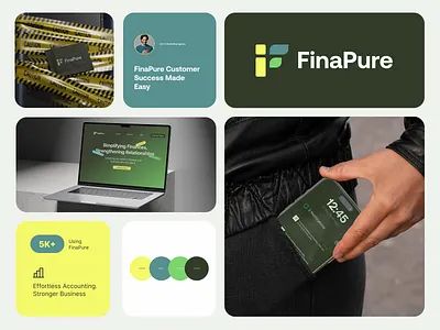 FinaPure - All-in-One Accounting, Invoicing, and CRM Management accounting logo automation bookeeping branding business logo calculator crm f logo fintech fresh geometrics icon invoicing logo logodesign minimal modern logo productivity saas design startup logo