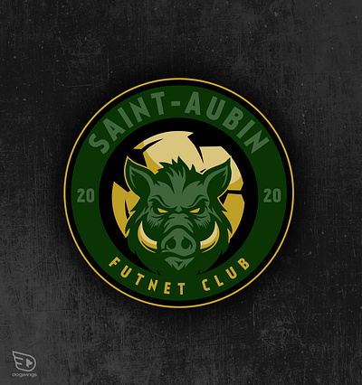 Sports logo boar chipdavid dogwings drawing illustration logo sports graphic vector