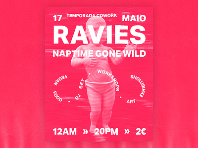 Ravies desinn graphic design music poster