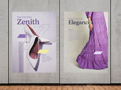 Zenith Visual Identity - P4 bran design branding design graphic design logo monogram poster poster design print design typography visual identity wordmark