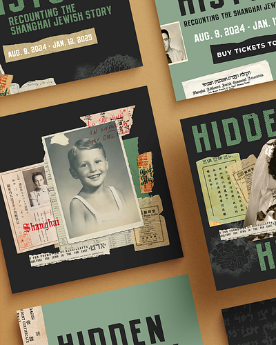 Hidden History artifacts awesome branding collage dallas graphic design muesum