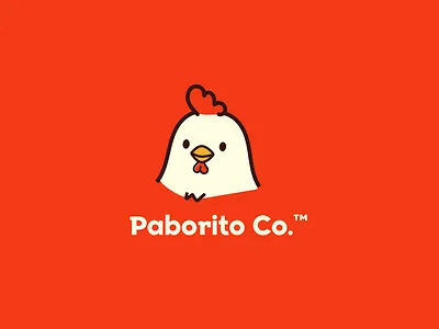 Branding for Paborito Co. branding chicken graphic design logo