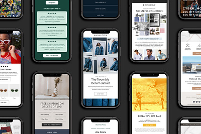Email Marketing Design Gallery branding design ecommerce email email design email marketing email marketing design graphic design ui