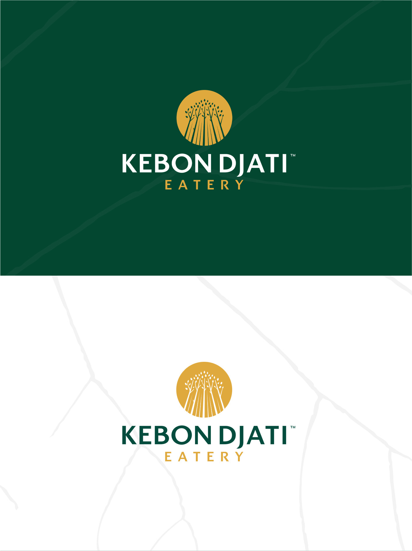 Kebon Djati Eatery brand identity branding f b graphic design logo logo design restaurant