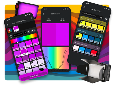 ROSCO My Color app cinema light colors my color palette professional tool rosco tv show