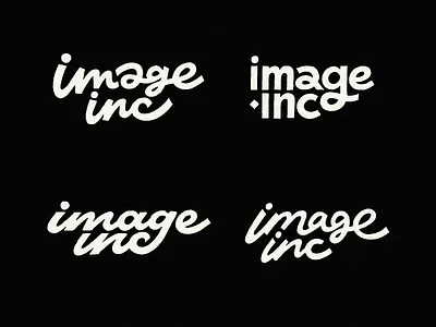 image inc : ai app logo ai app authentic calligraphy custom exploration flow fun future handlettering iconic identity image lettering modern playful process script type wordmark