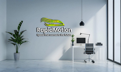 rapidmotion logo design 3d branding graphic design logo motion graphics
