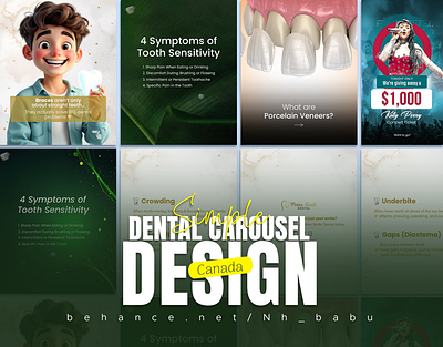 Dental Carousel Design carousel dental design graphic design logo