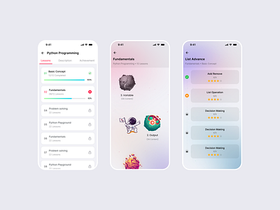 Gamified EdTech Learning App edtech gamified app learning app ui design