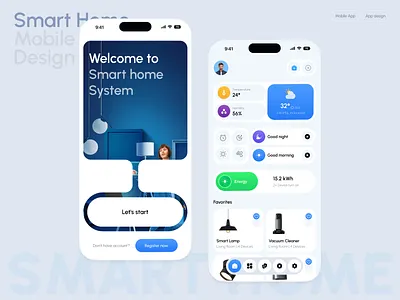 Smart Home Mobile App app app design creative home home automation home control app home tech ui ios ios design mobile app smart smart home smart home app smart house smart living ui design uiux