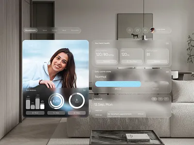 ⬆️Health & Fitness Monitoring Dashboard 3d animation branding design graphic design illustration logo motion graphics ui vector