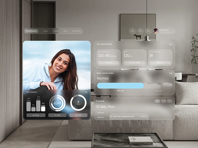 ⬆️Health & Fitness Monitoring Dashboard 3d animation branding design graphic design illustration logo motion graphics ui vector