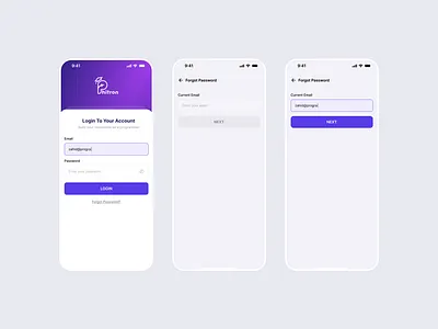 Forgot Password UI app design forgot password mobile design ui design