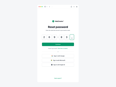 Reset Password app design ui ui design