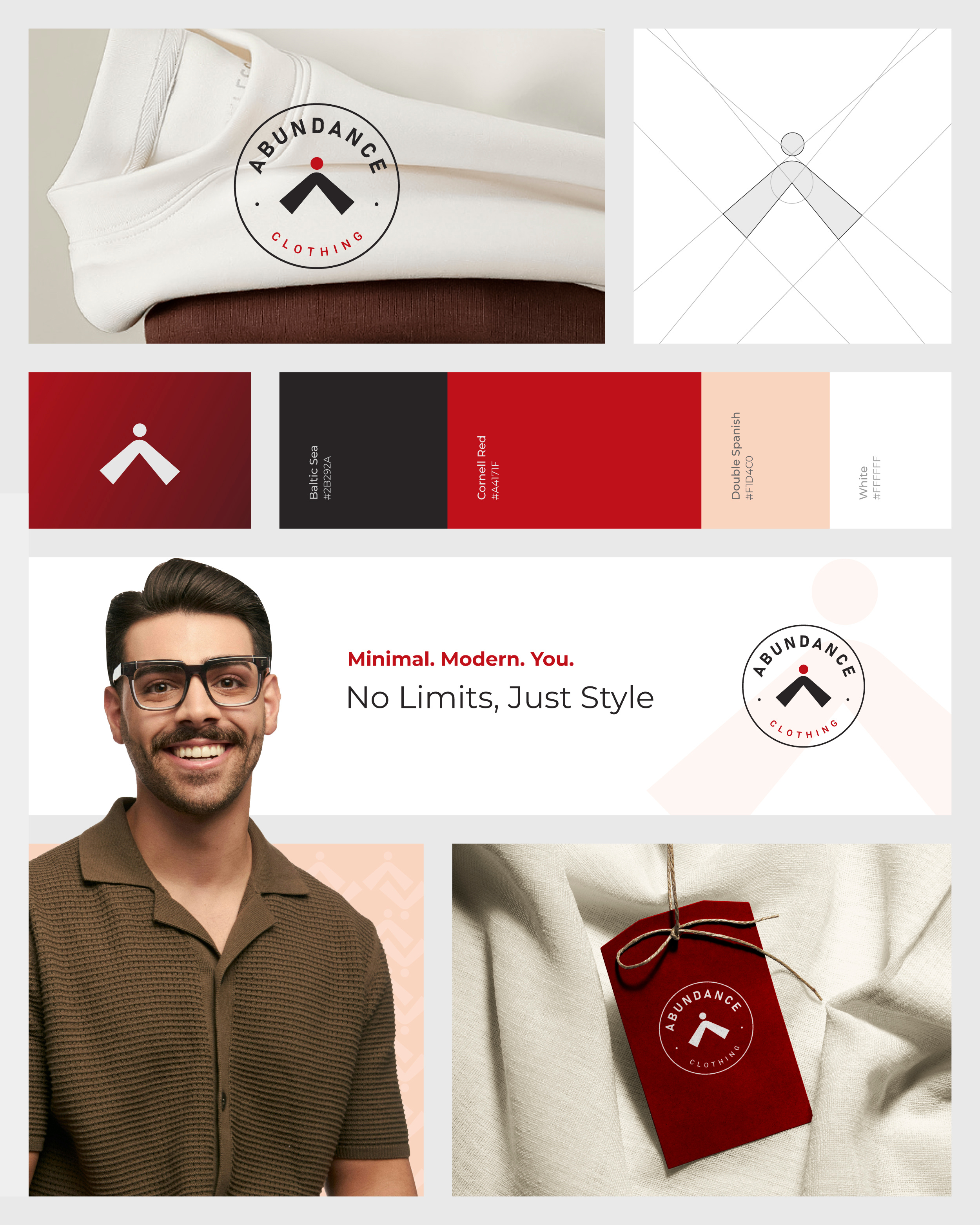 Modern Logo and brand identity design for clothing brand clothing logo