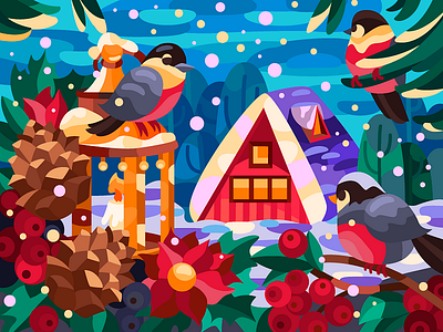 Birds and berries black branding design graphic design illustration logo t shirt ui ux vector