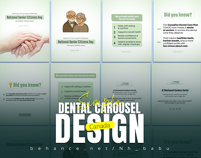 Dental Carousel Design carousel clinic dental graphic design medical