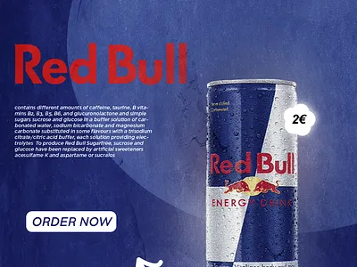 REDBULL AD - (CREATED FOR PERSONAL USE!) design graphic design
