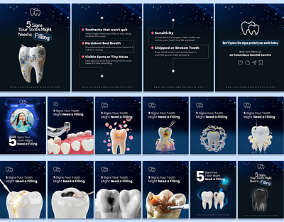Dental Carousel Design carousel dental graphic design medical