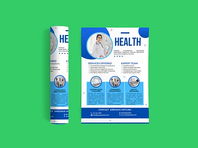 Medical Flyer Design artwork clinic design graphic design health hospital illustration medical medical flyer
