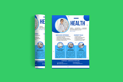 Medical Flyer Design artwork clinic design graphic design health hospital illustration medical medical flyer