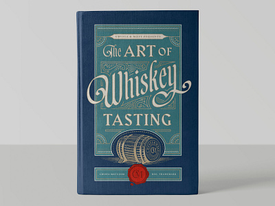 Whiskey Tasting book cover design graphic design illustration packaging typography whiskey