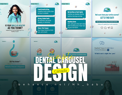 Dental Carousel Design dental graphic design