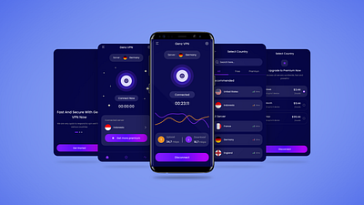 Genz VPN — Secure Connection Redefined appdesign arashmesridesign cleanui design figmadesign illustration mobileappdesign mobileinterface productdesign ui uidesign uxdesign vpnapp vpnui