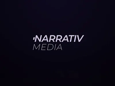 Narrativ Media Logo Animation 2d animation animated logo animation film production logo logo logo animation logo motion motion motion graphics production company logo videography logo