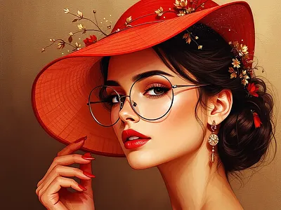 Vibrant 3 3d digital art illustration