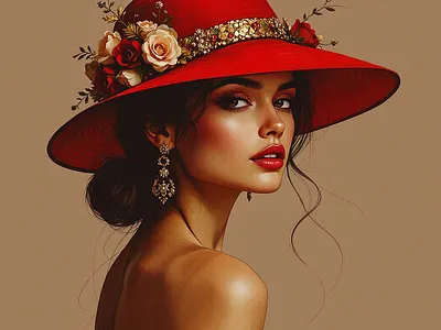 Vibrant 5 3d digital art illustration