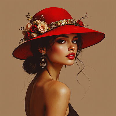 Vibrant 5 3d digital art illustration