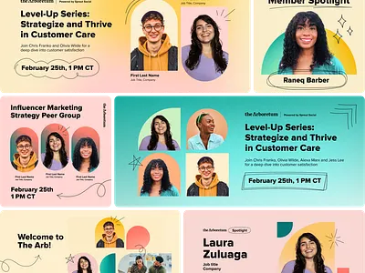 The Arboretum | Brand Refresh branding digital marketing event promotion graphic design online community social media