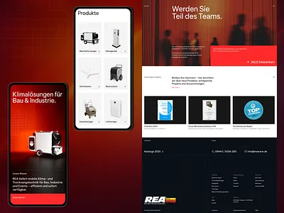 Industrial B2B, Climate & Engineering Systems – Web Design b2b climate construction design engineering figma industrial product ui ux web webdesign website