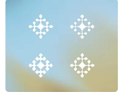 Logo 1 / 1 year daily AI logo challenge organic contrast